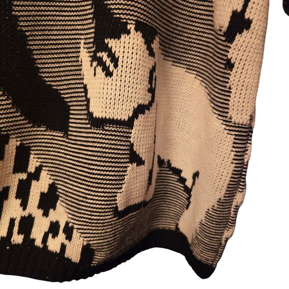 Vintage Honors Elephant Safari 3D Knit Sweater XXL - Picture 5 of 7